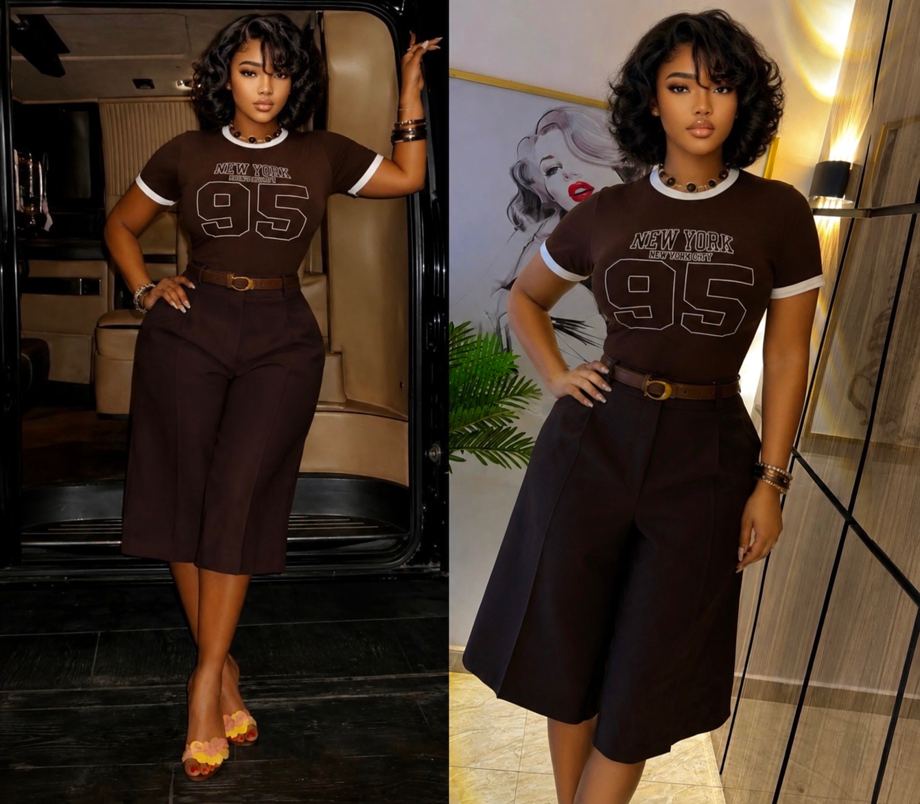 Ensemble chic chocolat