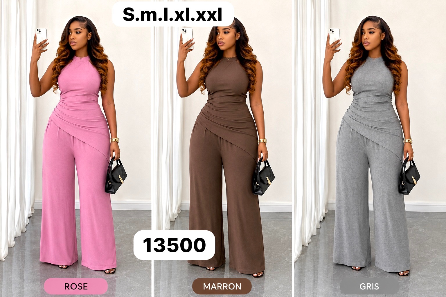 Ensemble chic à pantalon large