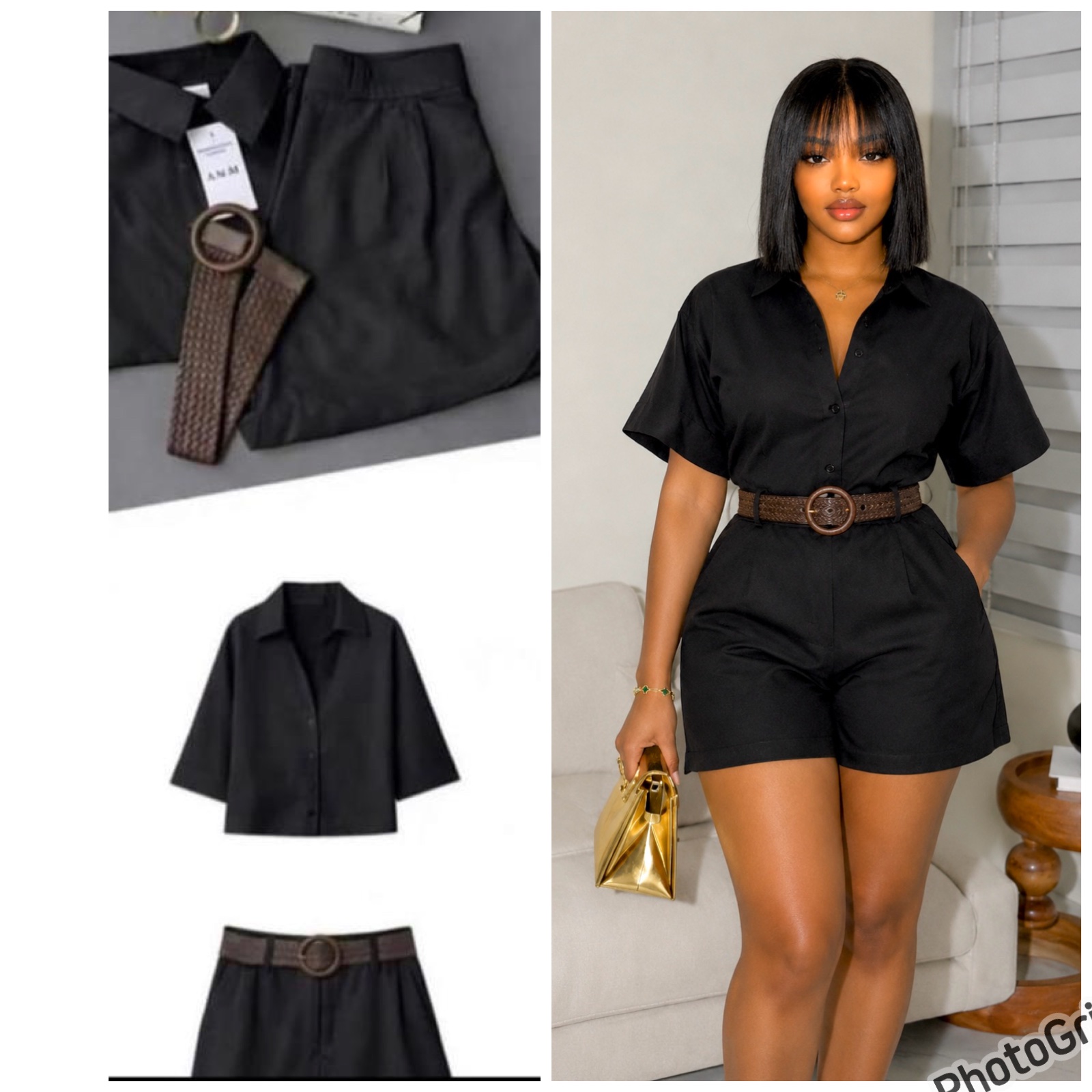 Ensemble Short Chic Noir