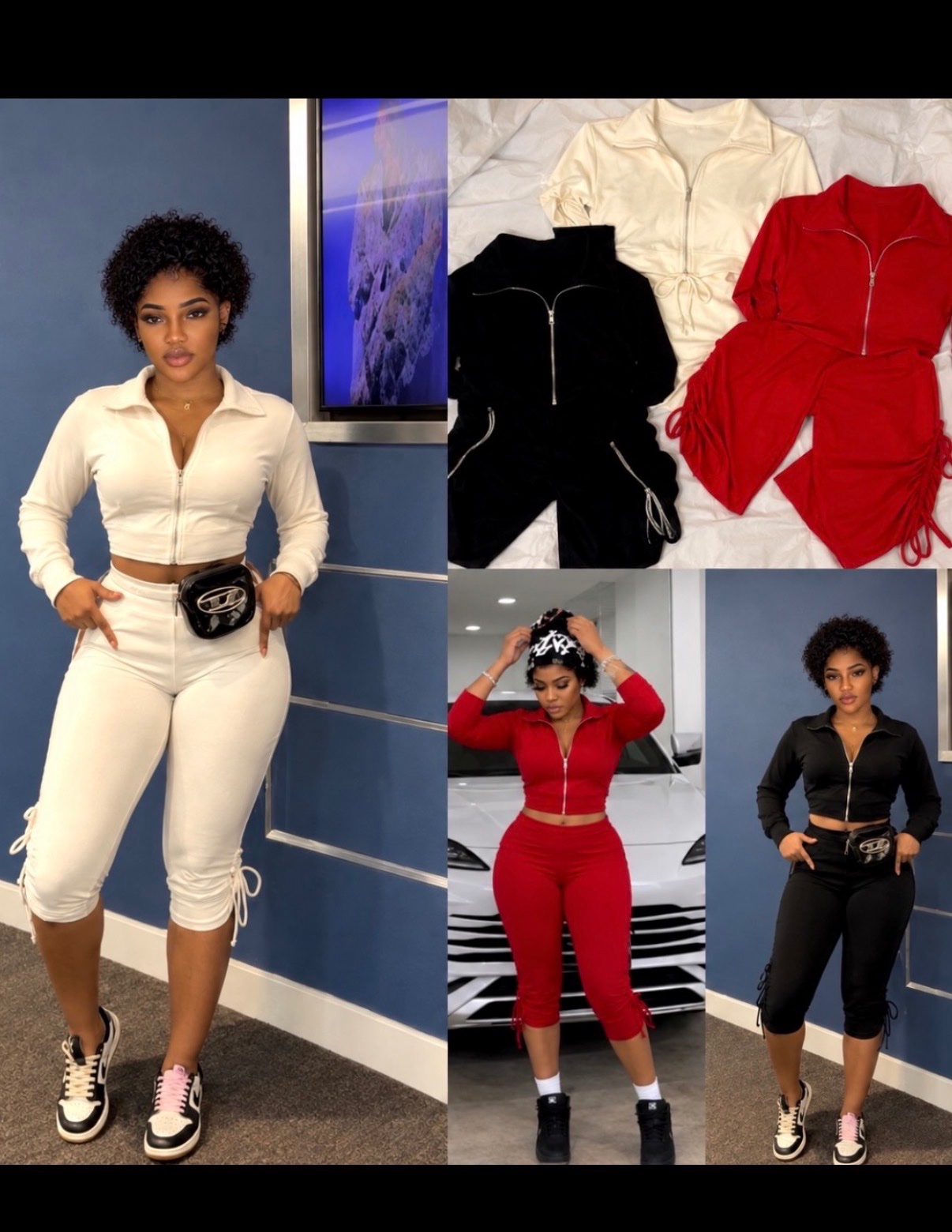 Ensemble Sporty Chic Zippé
