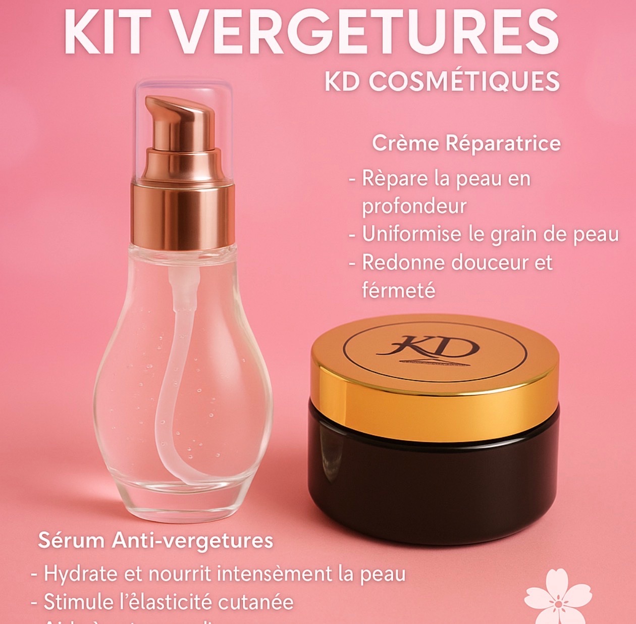 Kit Vergetures KD Cosmétiques