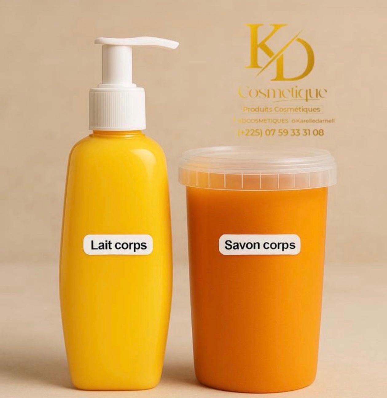 Duo Lait et Savon Corps KD Cosmétique